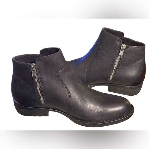 Born NWOT Sz 6M Rani Dry Collection Black Leather Ankle Boots (SH116) - Picture 4 of 11